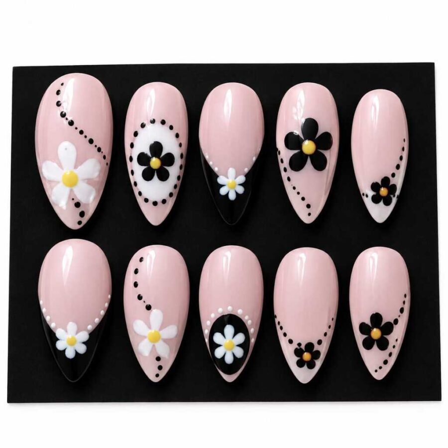 Custom 3D Printed Nail Summer Set #003