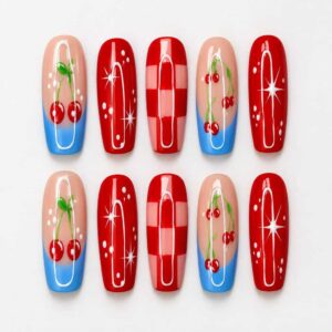 Custom 3D Printed Nail Christmas Set #002