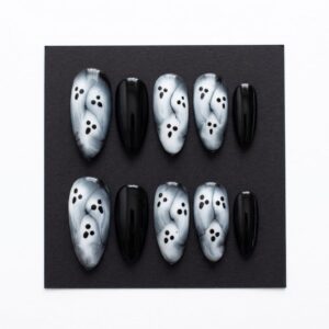 Custom 3D Printed Nail Halloween Set #004