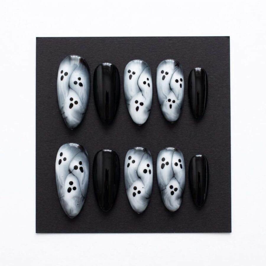 Custom 3D Printed Nail Halloween Set #004
