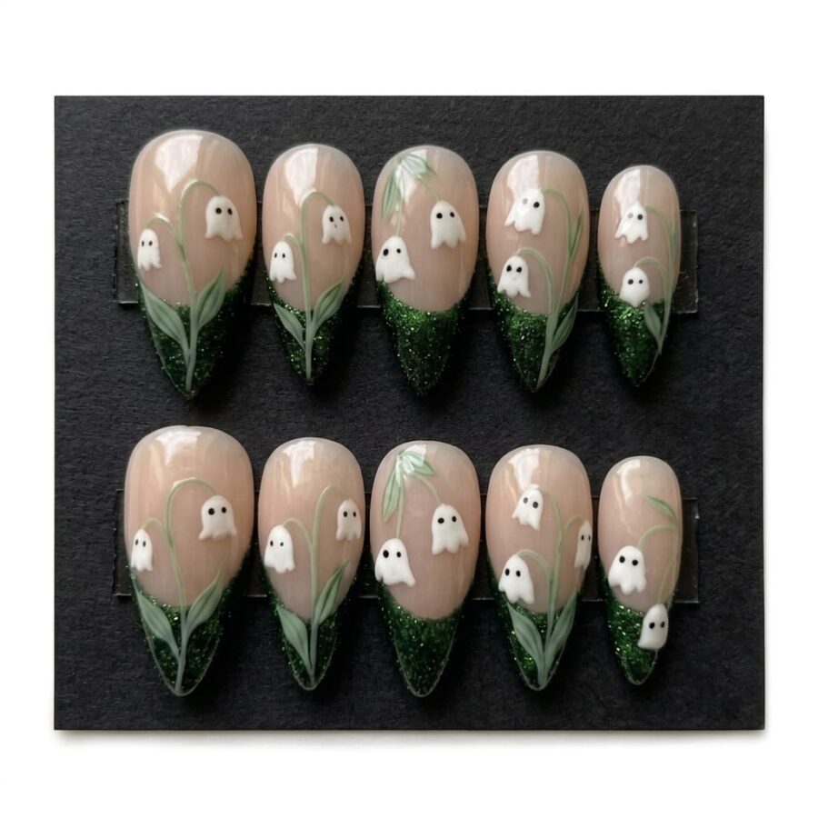 Custom 3D Printed Nail Halloween Set #005