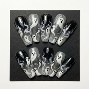 Custom 3D Printed Nail Halloween Set #003