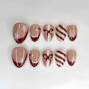 Custom 3D Printed Nail Christmas Set #001