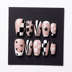 Custom 3D Printed Nail Summer Set #007