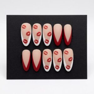 Custom 3D Printed Nail Valentine Set #002