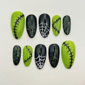 Custom 3D Printed Nail Halloween Set #016